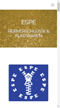 Mobile Screenshot of espe-online.de